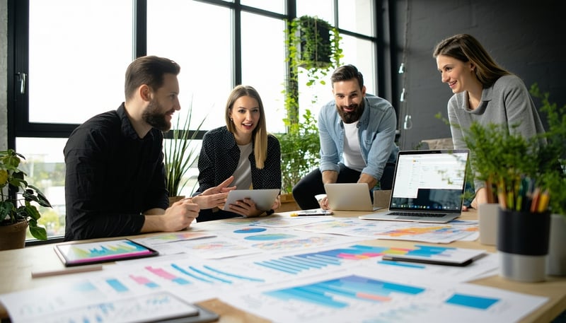 fadasco LLC team collaborating on a digital project fadasco LLC team collaborating on a digital project